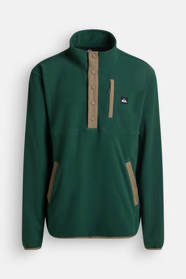 QUIKSILVER Fleece-Troyer dunkelgrün
