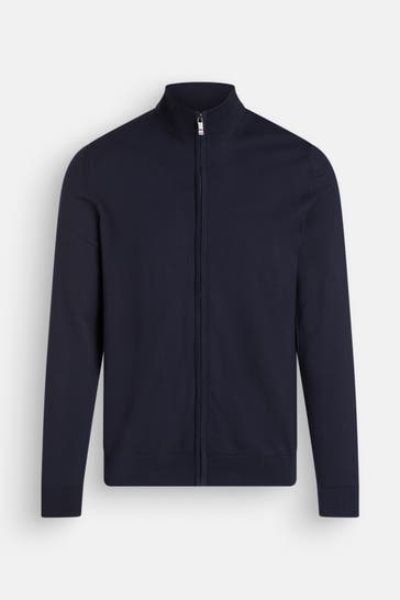 HECHTER Paris Strickjacke nachtblau