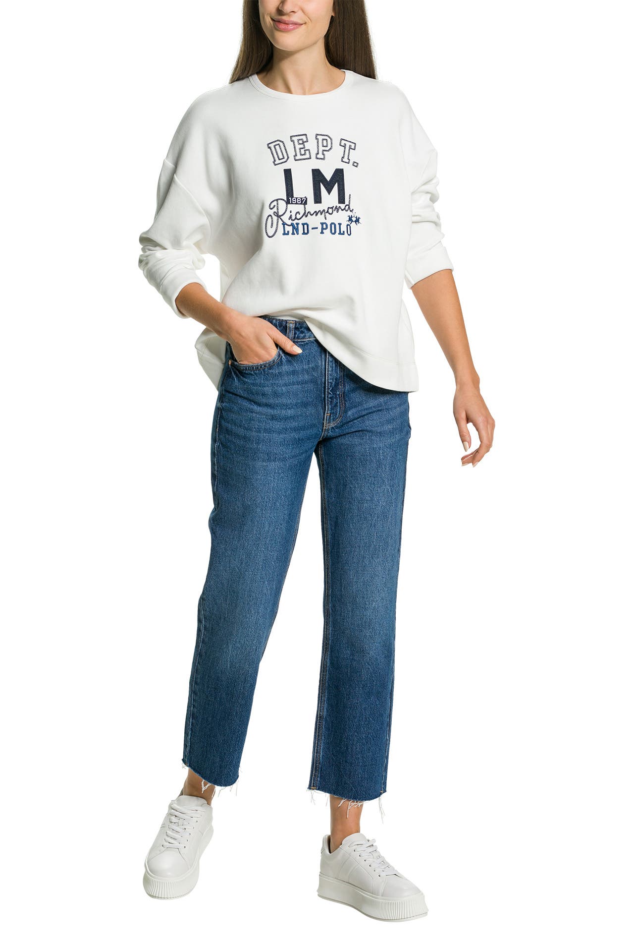 LA MARTINA Sweatshirt weiß, Bild 1