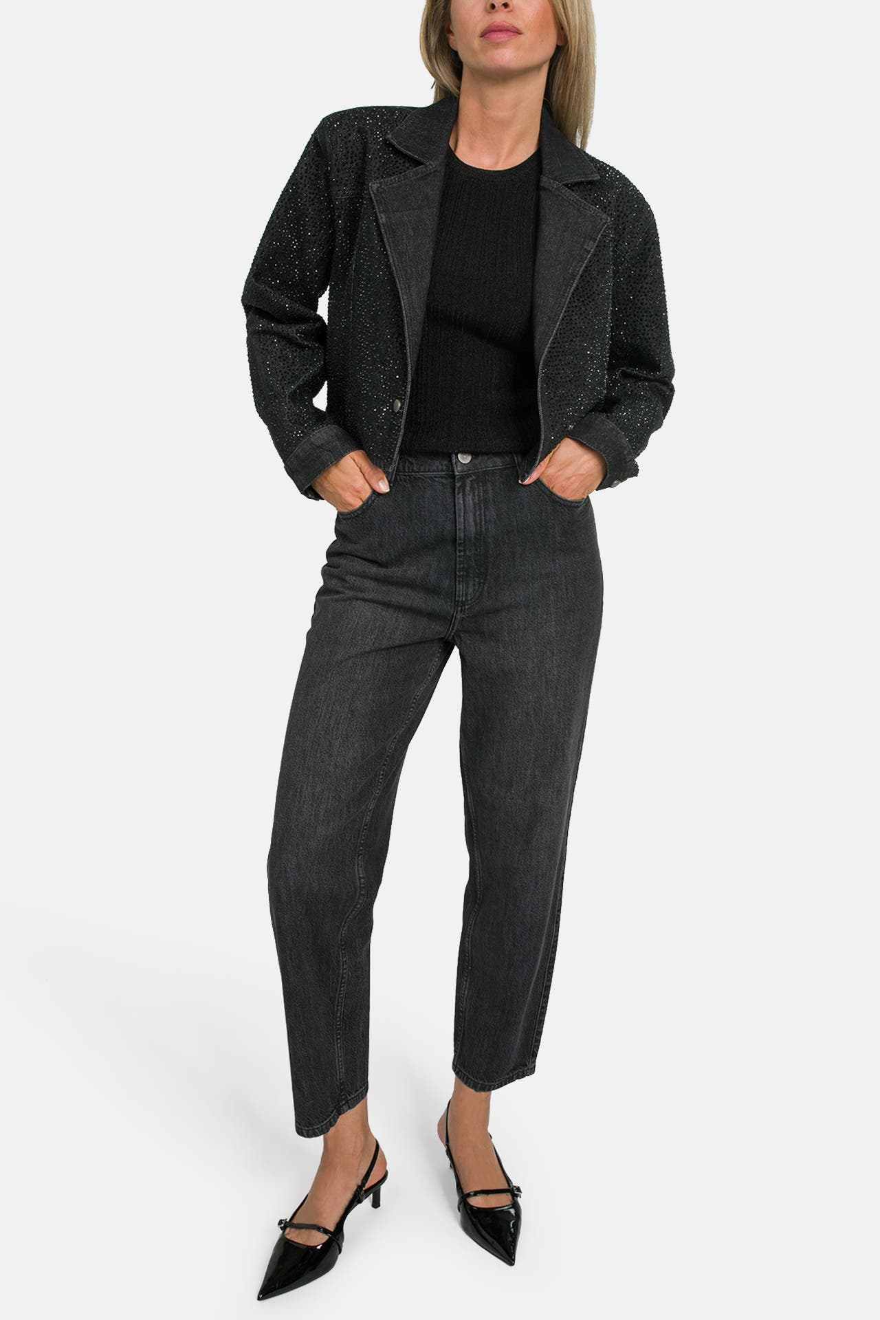 GESTUZ Jeansjacke 'Zorah' schwarz , Bild 1
