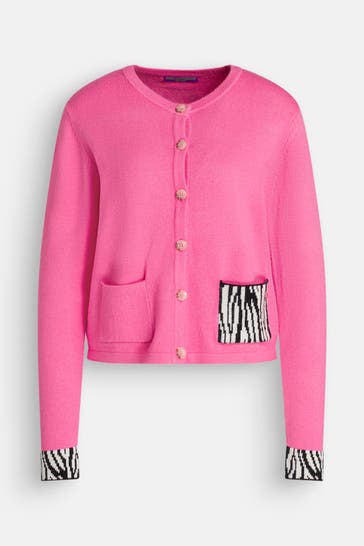 FRIEDA & FREDDIES NY Strickjacke pink 