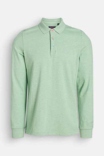 NEW ZEALAND AUCKLAND Langarm-Polo pastellgrün