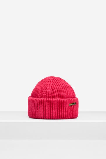 BARBOUR Mütze 'Mosely' rot