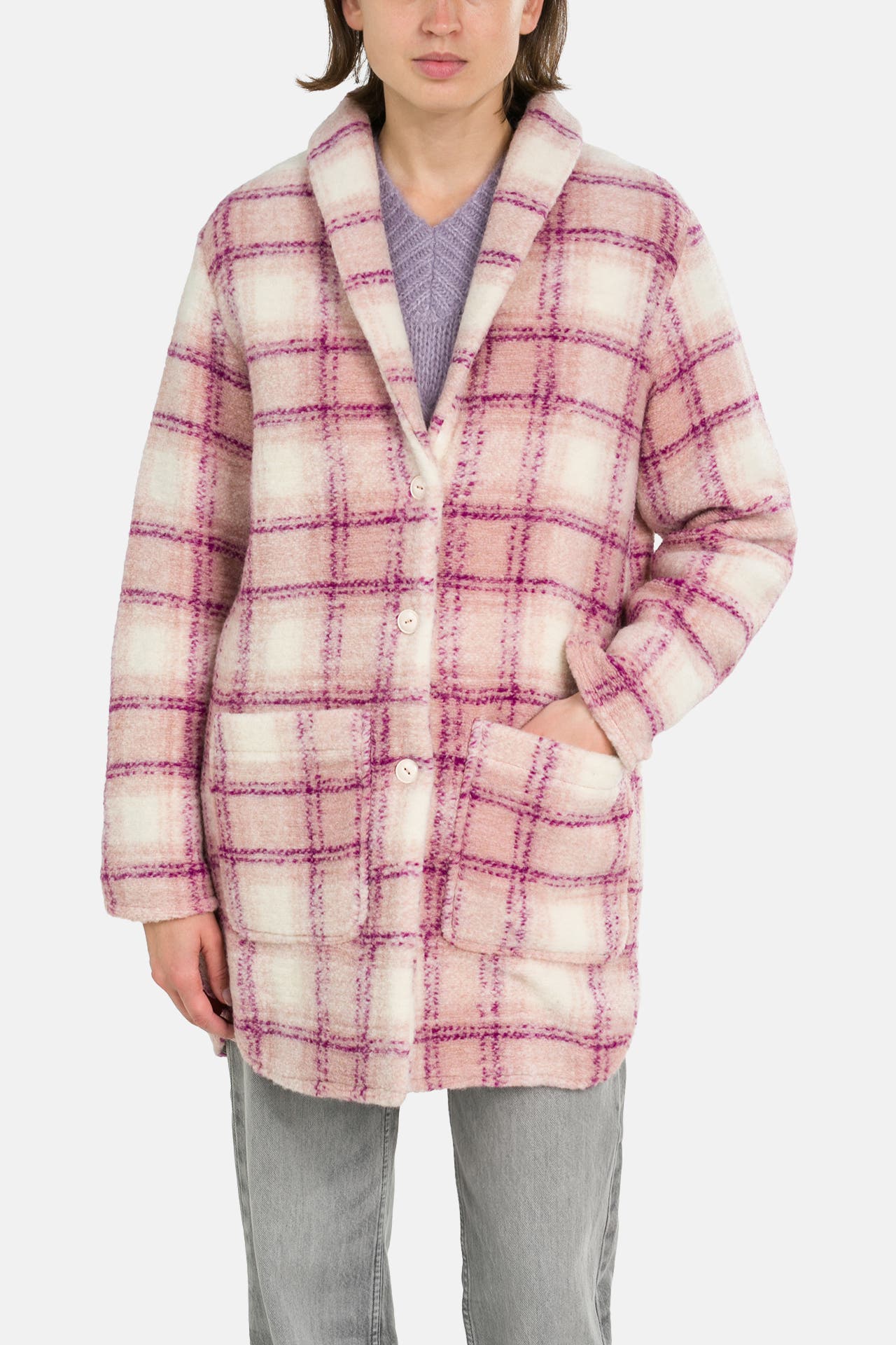 WOOLRICH Wollmixmantel 'Gentry' kariert, Bild 1