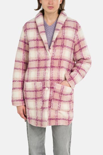 WOOLRICH Wollmixmantel 'Gentry' kariert