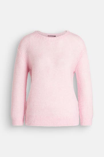 LUISA CERANO Strickpullover rosa
