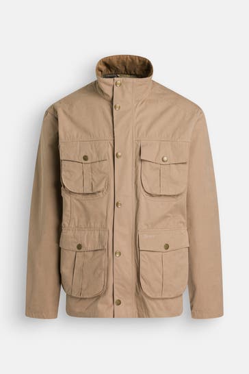 BARBOUR Fieldjacket 'Sanderling' beige