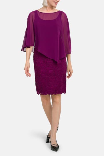 VERA MONT Kleid aubergine