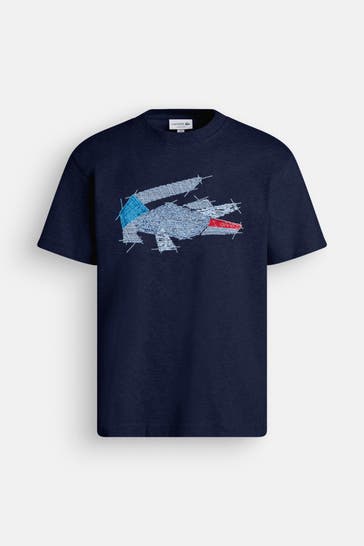 LACOSTE T-Shirt navy
