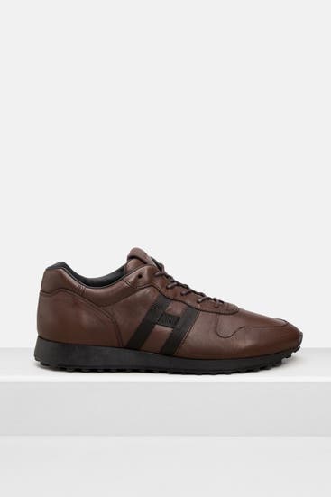 HOGAN - Leder-Sneaker 'H429' braun