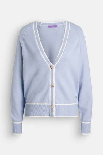 FRIEDA & FREDDIES NY Strickjacke taubenblau