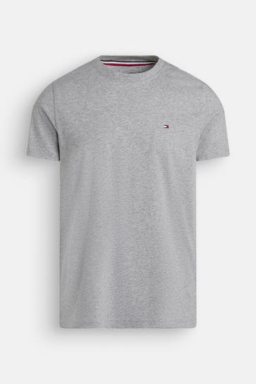 TOMMY HILFIGER T-Shirt hellgrau