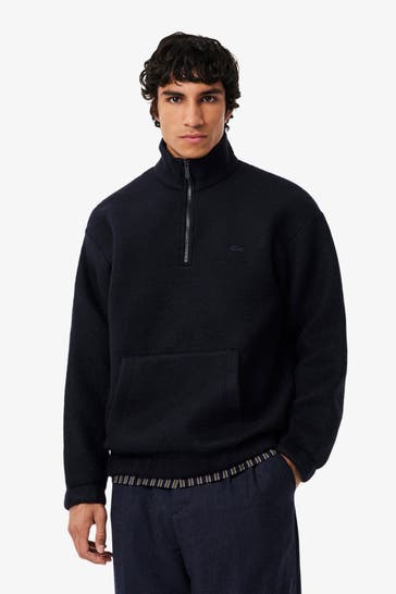 LACOSTE Wollmix-Troyer navy