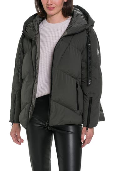NO. 1 COMO Steppjacke graugrün