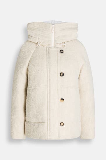 PEUTEREY Wollmix-Daunen-Jacke 'Tamboc' ecru