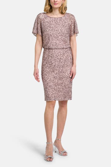 VERA MONT Pailletten-Kleid altrosa