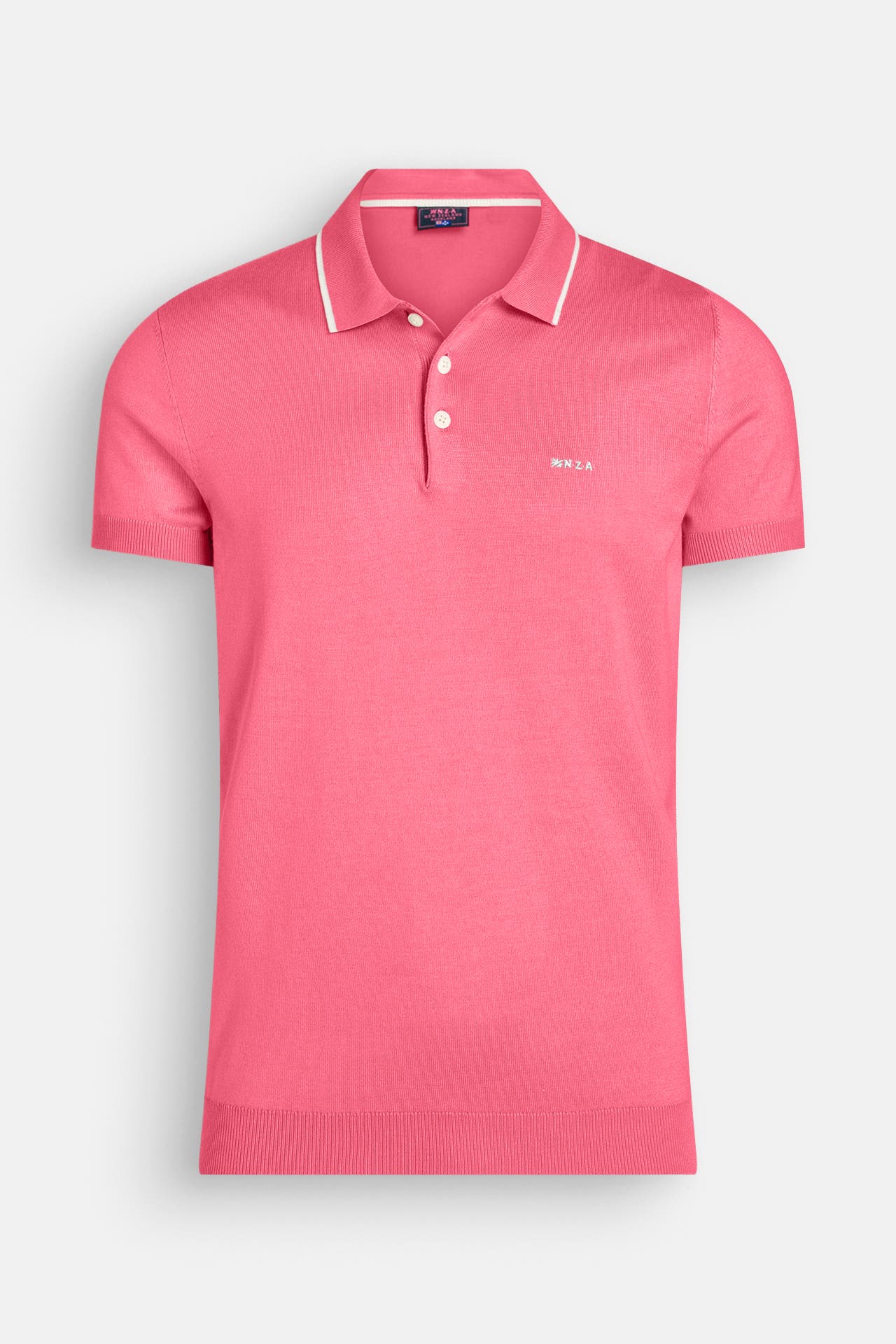NEW ZEALAND AUCKLAND Strick-Polo pink, Bild 1