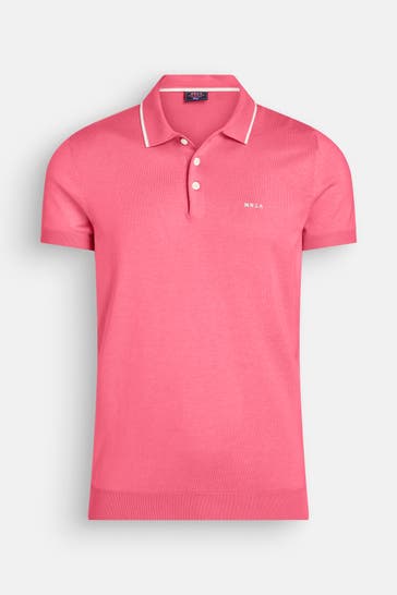 NEW ZEALAND AUCKLAND Strick-Polo pink