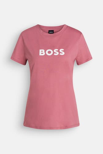 BOSS T-Shirt dunkelrosa