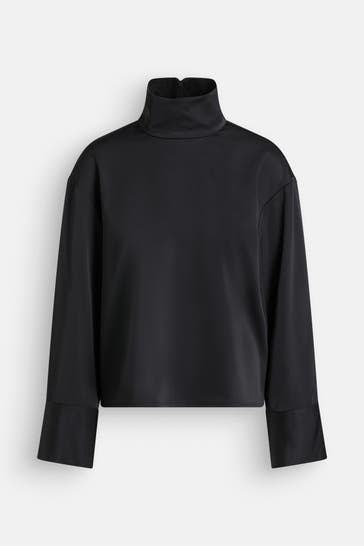 2NDDAY Blusenshirt 'Francisca' schwarz