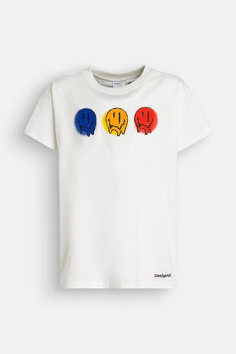 DESIGUAL T-Shirt weiß