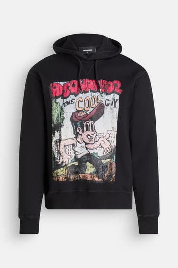 DSQUARED2 Hoodie schwarz