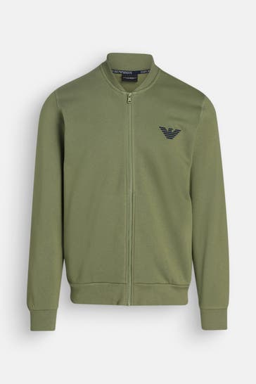 EMPORIO ARMANI Sweatjacke oliv