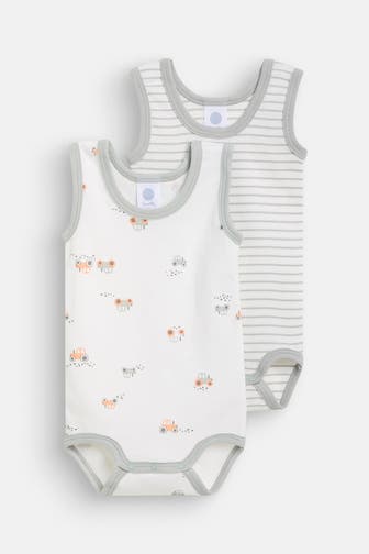 SANETTA 2er-Pack Bodies mehrfarbig