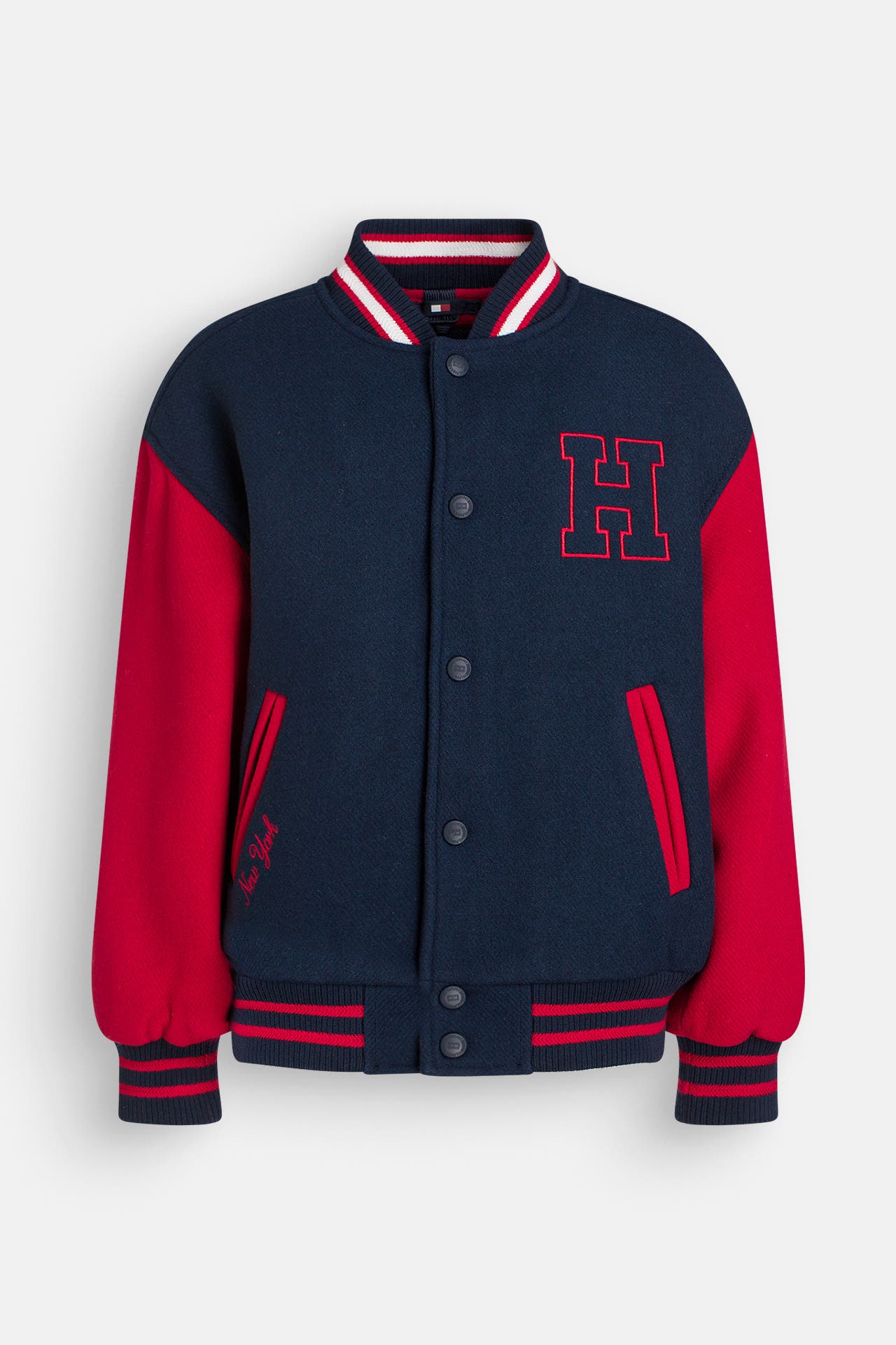TOMMY HILFIGER Wollmix-Übergangsjacke mehrfarbig, Bild 1