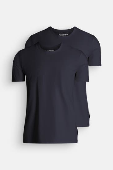 MARC O'POLO 2er Pack T-Shirts navy