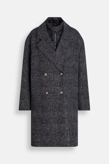 PEUTEREY Daunenmantel 'Timothy Check' kariert