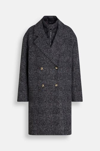 PEUTEREY Daunenmantel 'Timothy Check' kariert