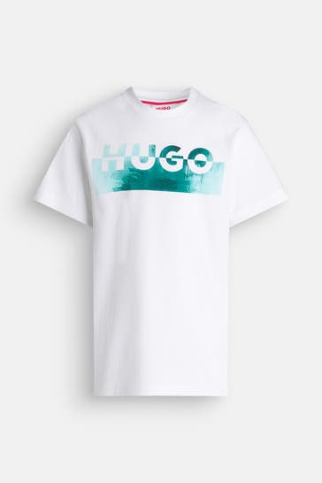 HUGO T-Shirt weiß