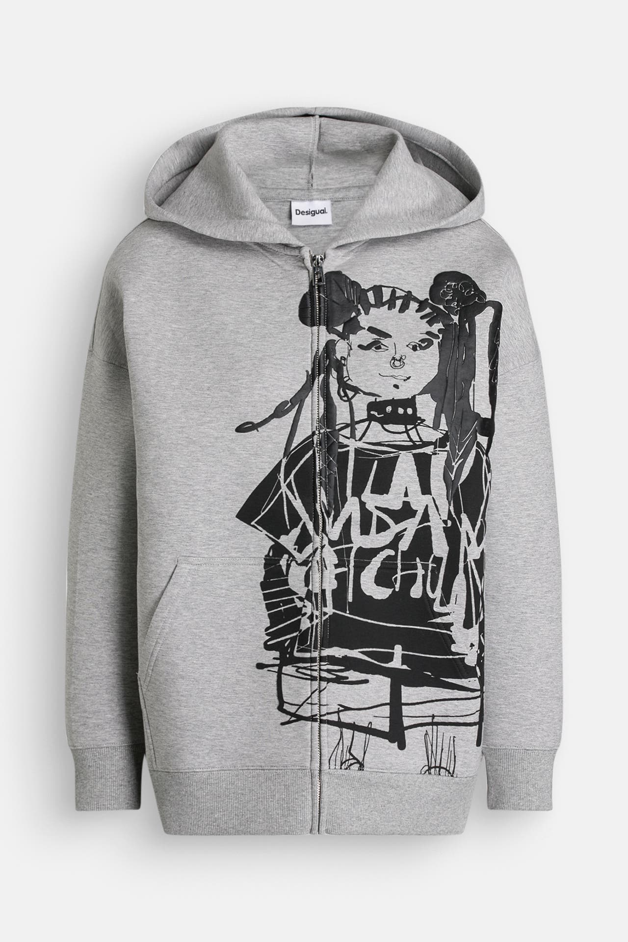 DESIGUAL Sweatjacke Doll' grau, Bild 1