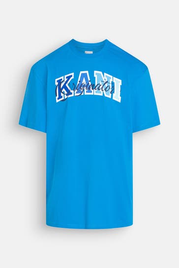 KARL KANI T-Shirt azurblau