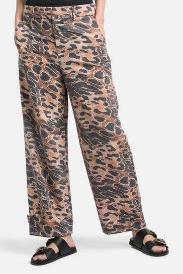 MISS GOODLIFE Stoffhose gemustert