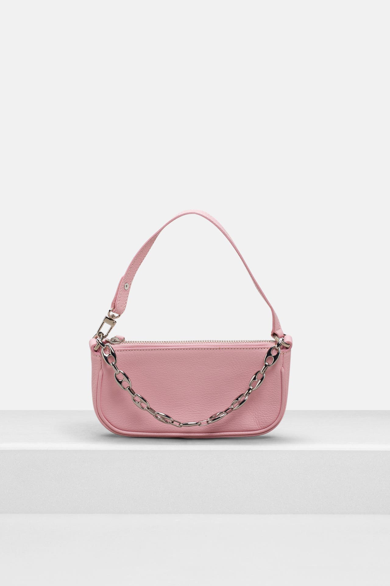 BY FAR Handtasche 'Mini Rachel' hellrosa, Bild 1