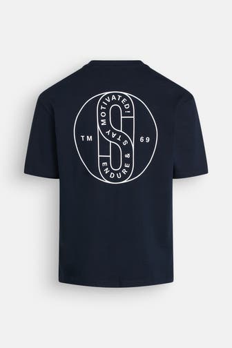 S.OLIVER T-Shirt nachtblau