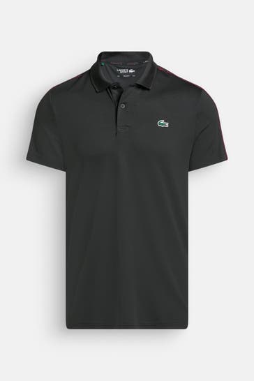 LACOSTE Funktions-Polo schwarz