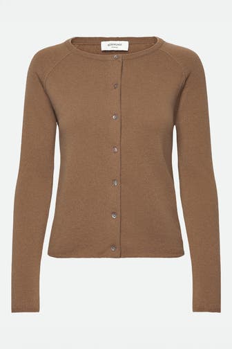 ROSEMUNDE Kaschmirmix-Cardigan braun