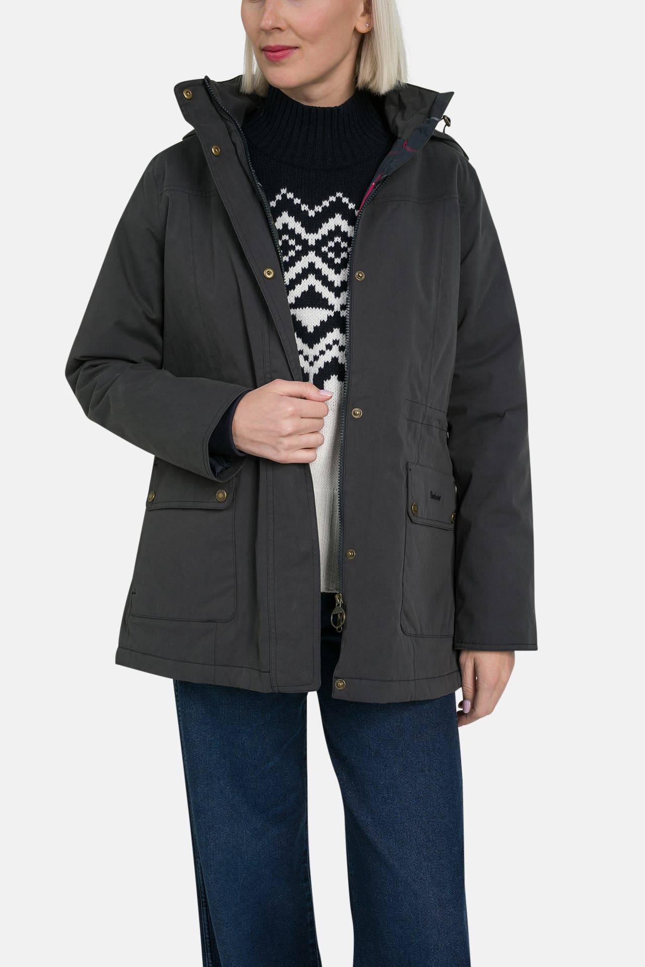 BARBOUR Parka 'Buttercup' marine, Bild 1