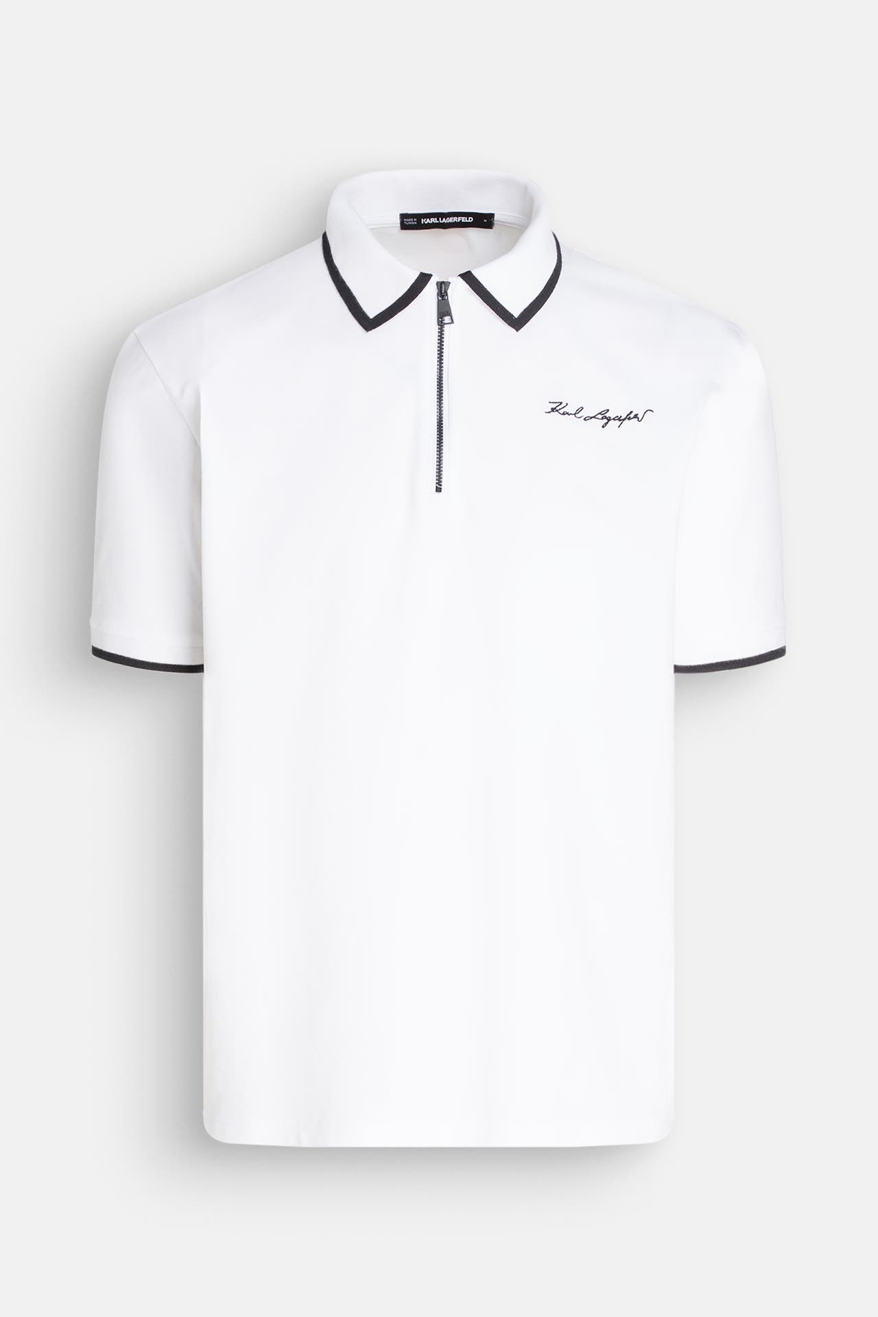 KARL LAGERFELD Polo-Shirt weiß, Bild 1