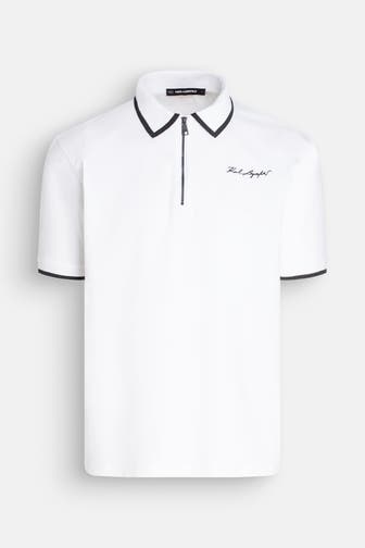 KARL LAGERFELD Polo-Shirt weiß