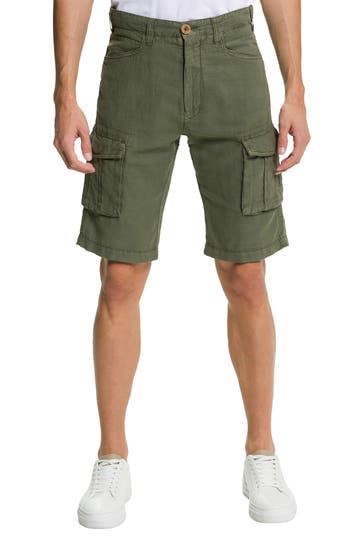 !SOLID Cargo-Shorts oliv