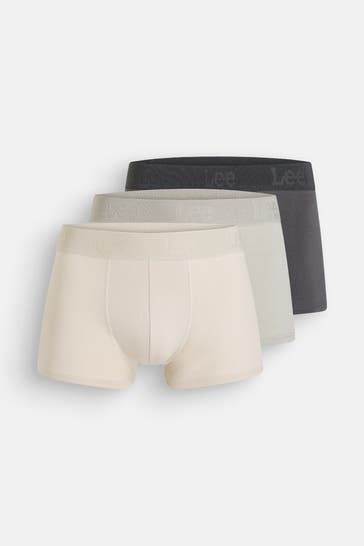 LEE 3er-Pack Boxer Trunks 'Glennie' mehrfarbig