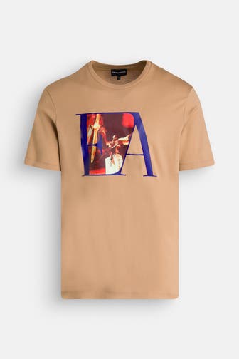 EMPORIO ARMANI T-Shirt hellbraun