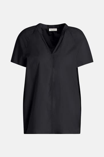 MARC O'POLO Blusenshirt schwarz