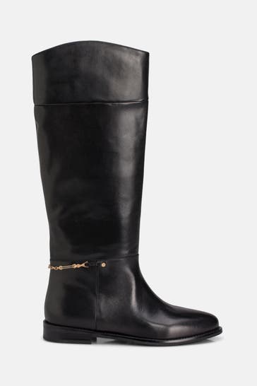 BRONX Lederstiefel 'Fe-lise' schwarz