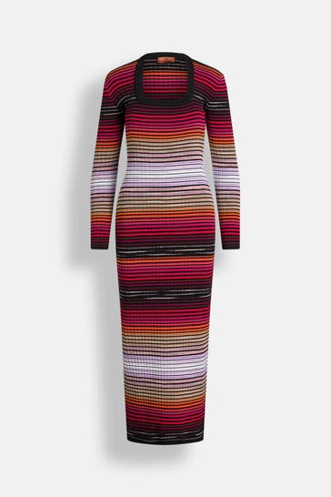 MISSONI Strickkleid gestreift