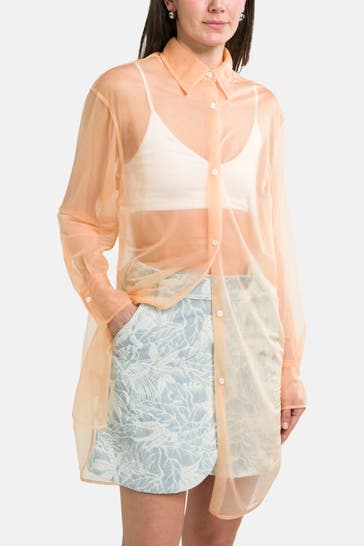 BOSS Casual-Bluse 'Bareid' apricot